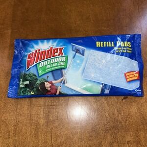 Windex Outdoor Refill Cleaning Pad Windows 1 Pk 2 Pads Discontinued Sealed F1